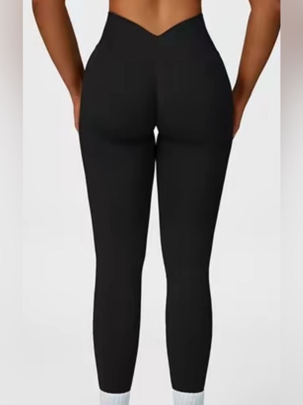 High-Waist Red Women's Leggings